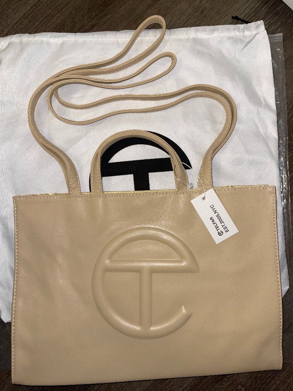 Medium shopping bag- cream